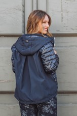 Satin parka