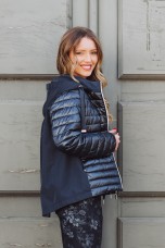 Satin parka