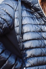 Satin parka
