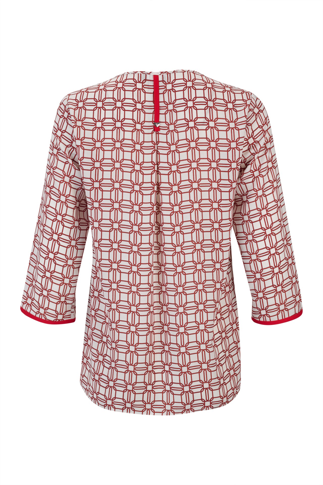 Túnica con lazo estampada