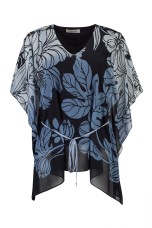 Blusa estilo poncho