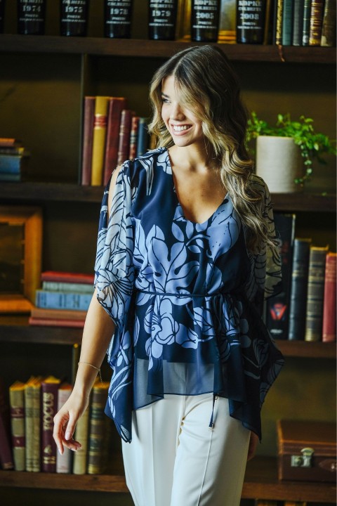 Blusa poncho