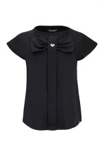 T-shirt de algodo com lao
