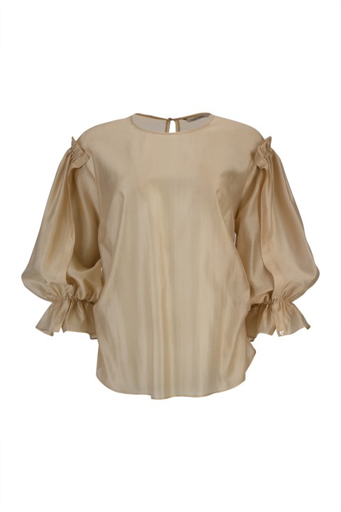 Organza effect blouse