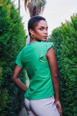 English embroidery blouse