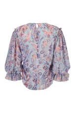  Blouse with balloon sleeves