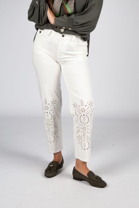 Embroidered trousers