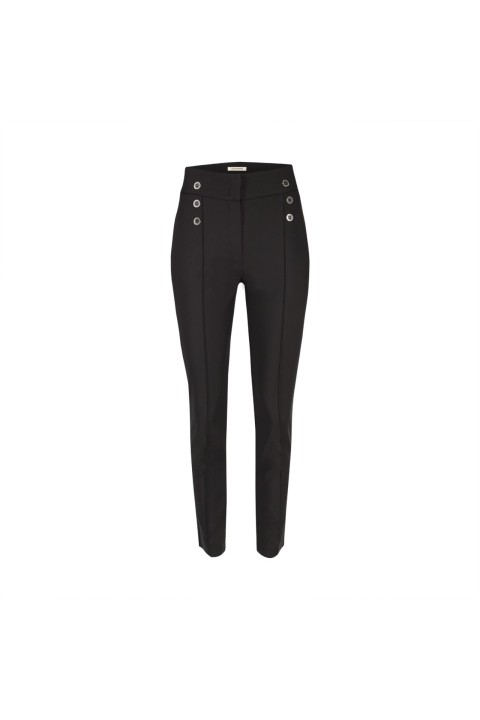 Pantaln pitillo con botones