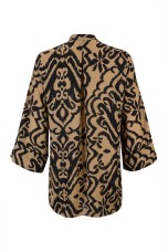 Oriental-inspired blouse