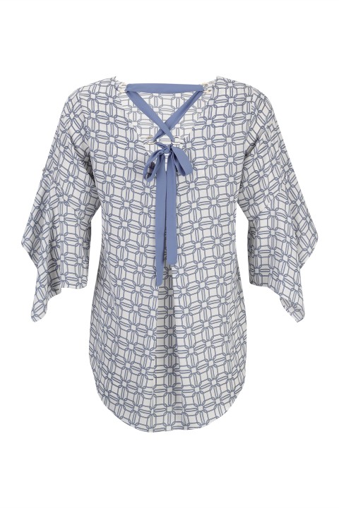 Blouse with back bow Blouse with back bow