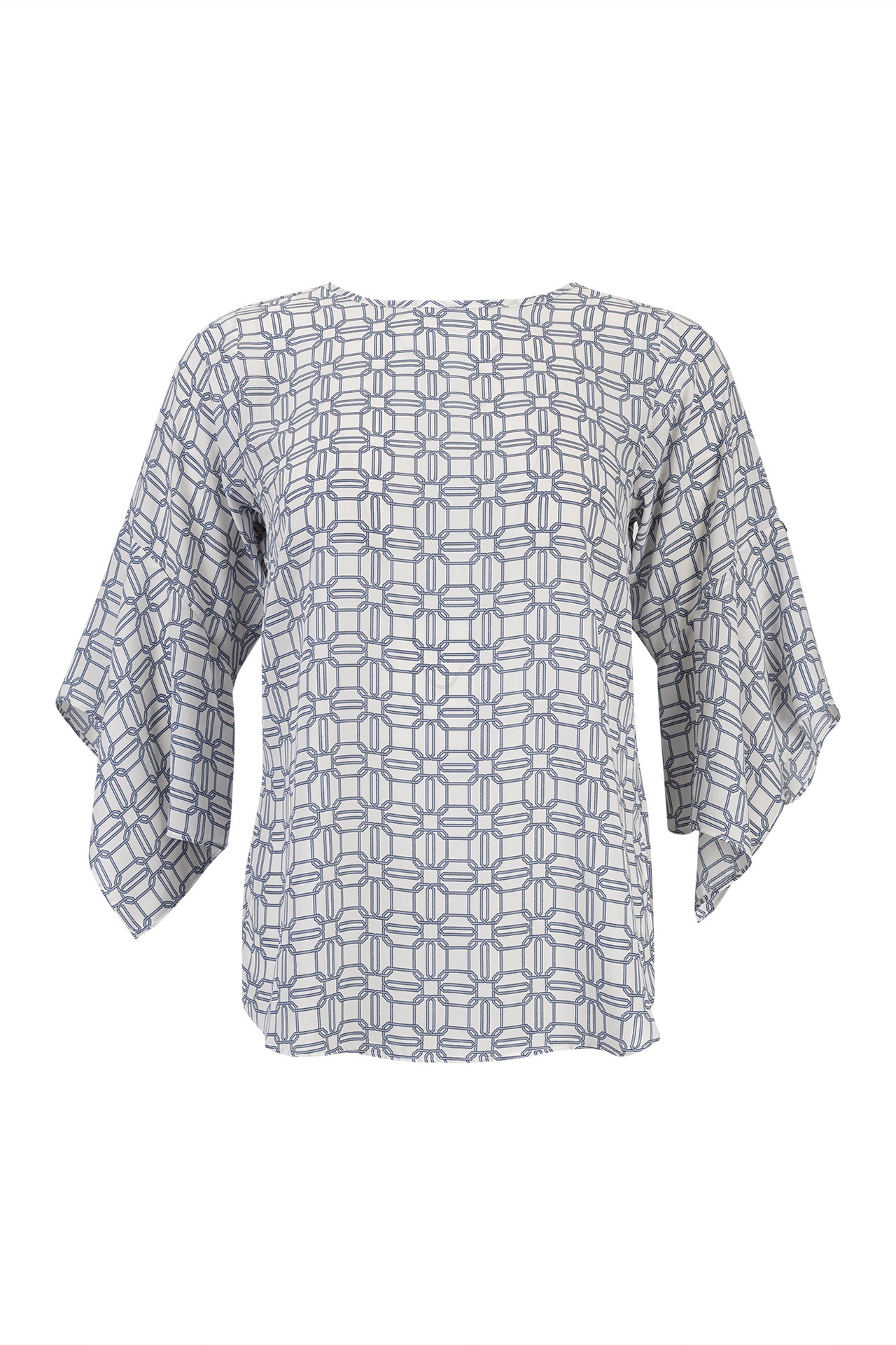 Blouse with back bow