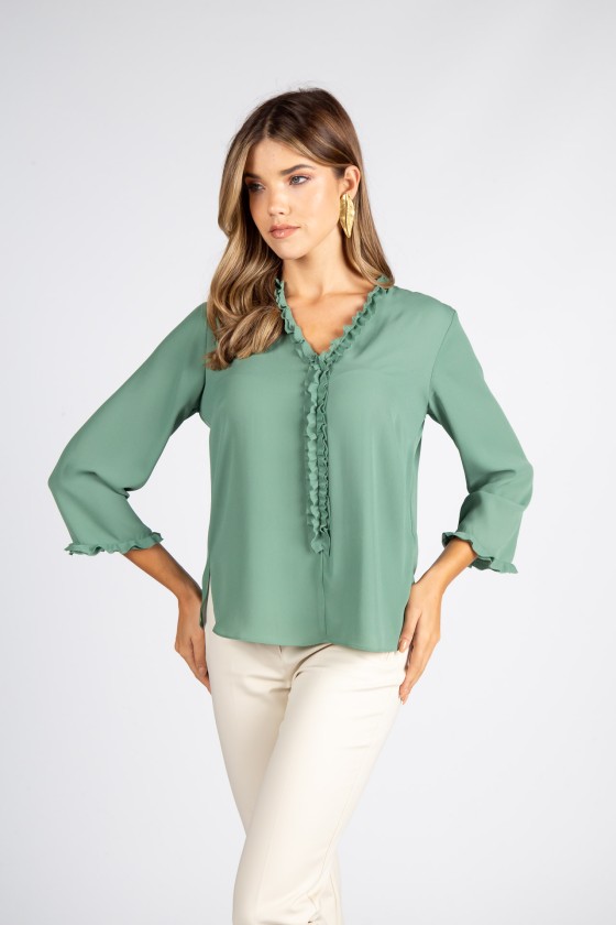V neck blouse