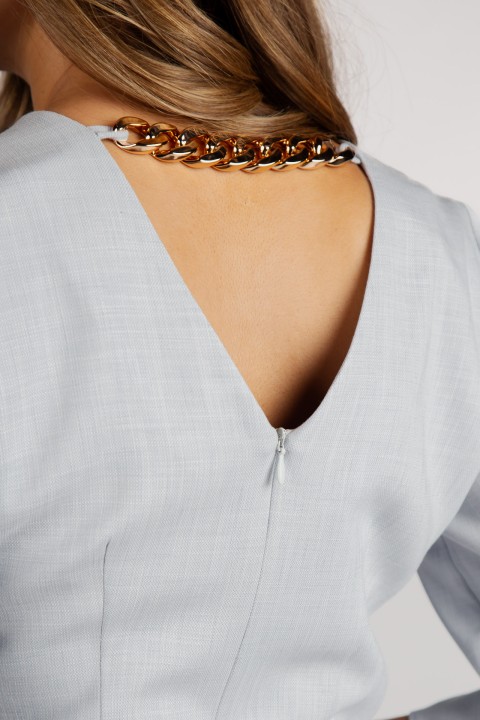 Dress with gold chain Dress with gold chain