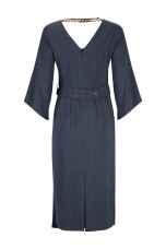 Vestido corrente dourada