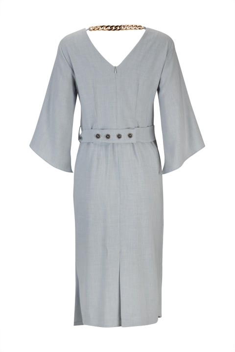 Dress with gold chain Dress with gold chain