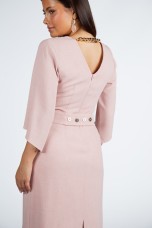 Vestido cadena dorada