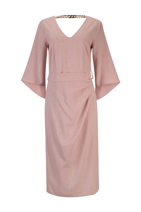 Dress with gold chain Dress with gold chain