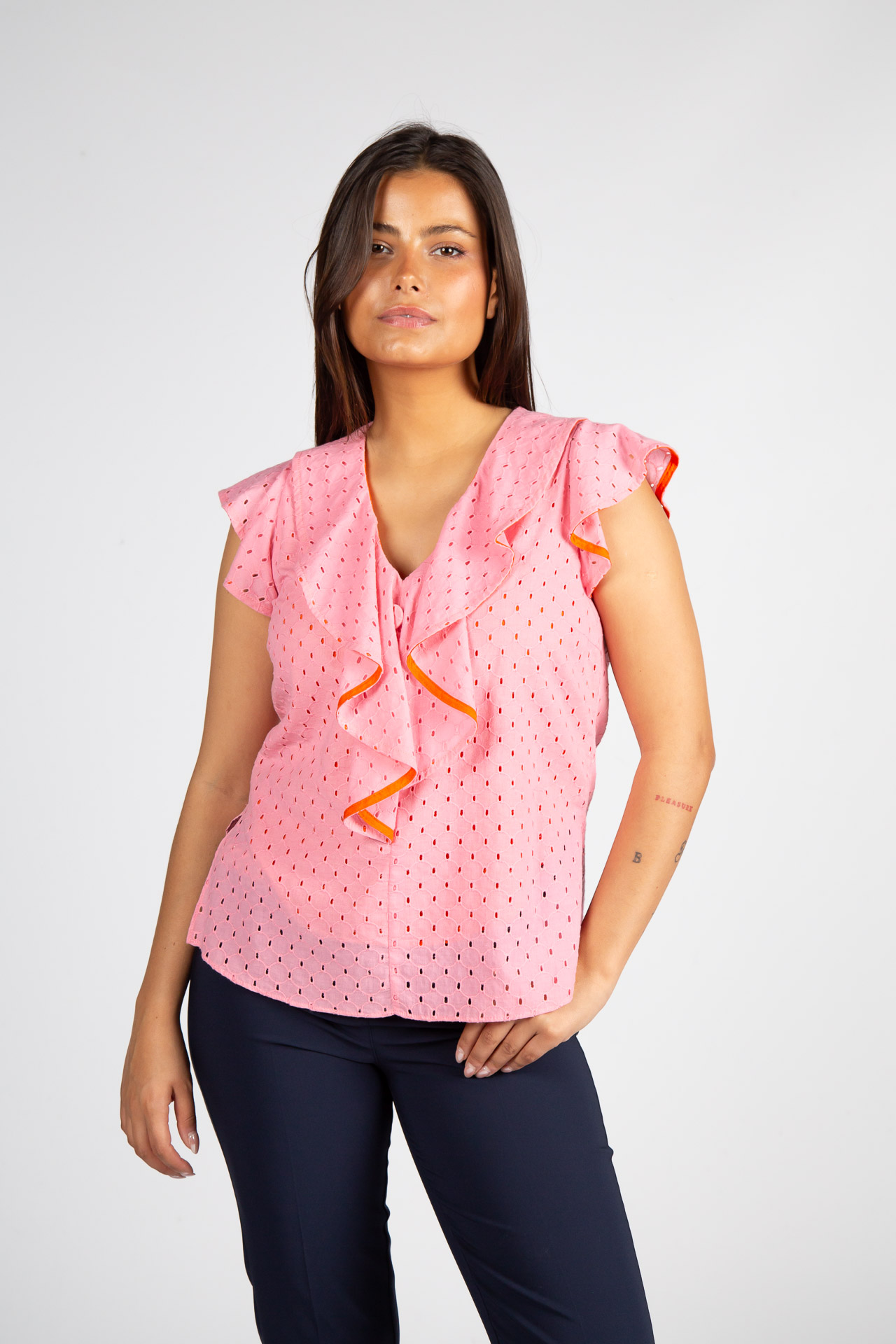 English embroidery blouse