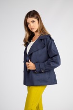 Gabardina curta