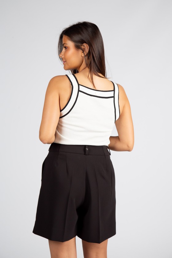 Top with contrasting details