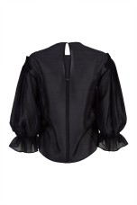 Tnica efecto organza