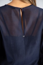 Tnica efecto organza