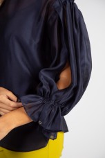 Tnica efecto organza