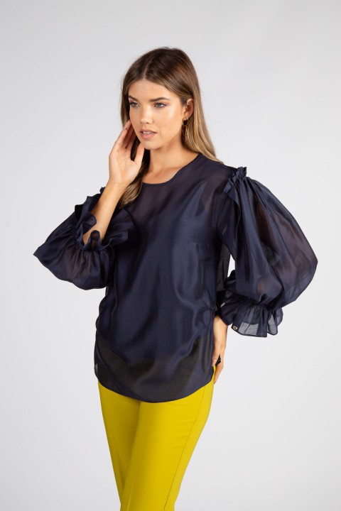 Tnica efecto organza