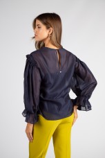Tnica efecto organza
