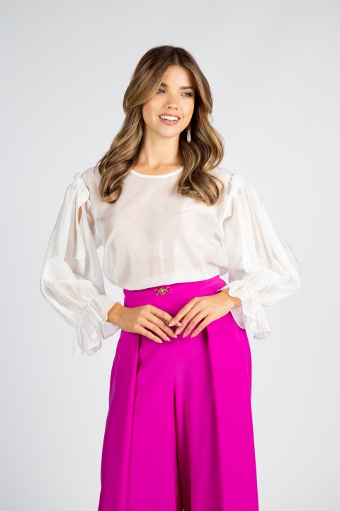 Tnica efeito organza