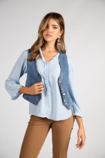 V neck blouse