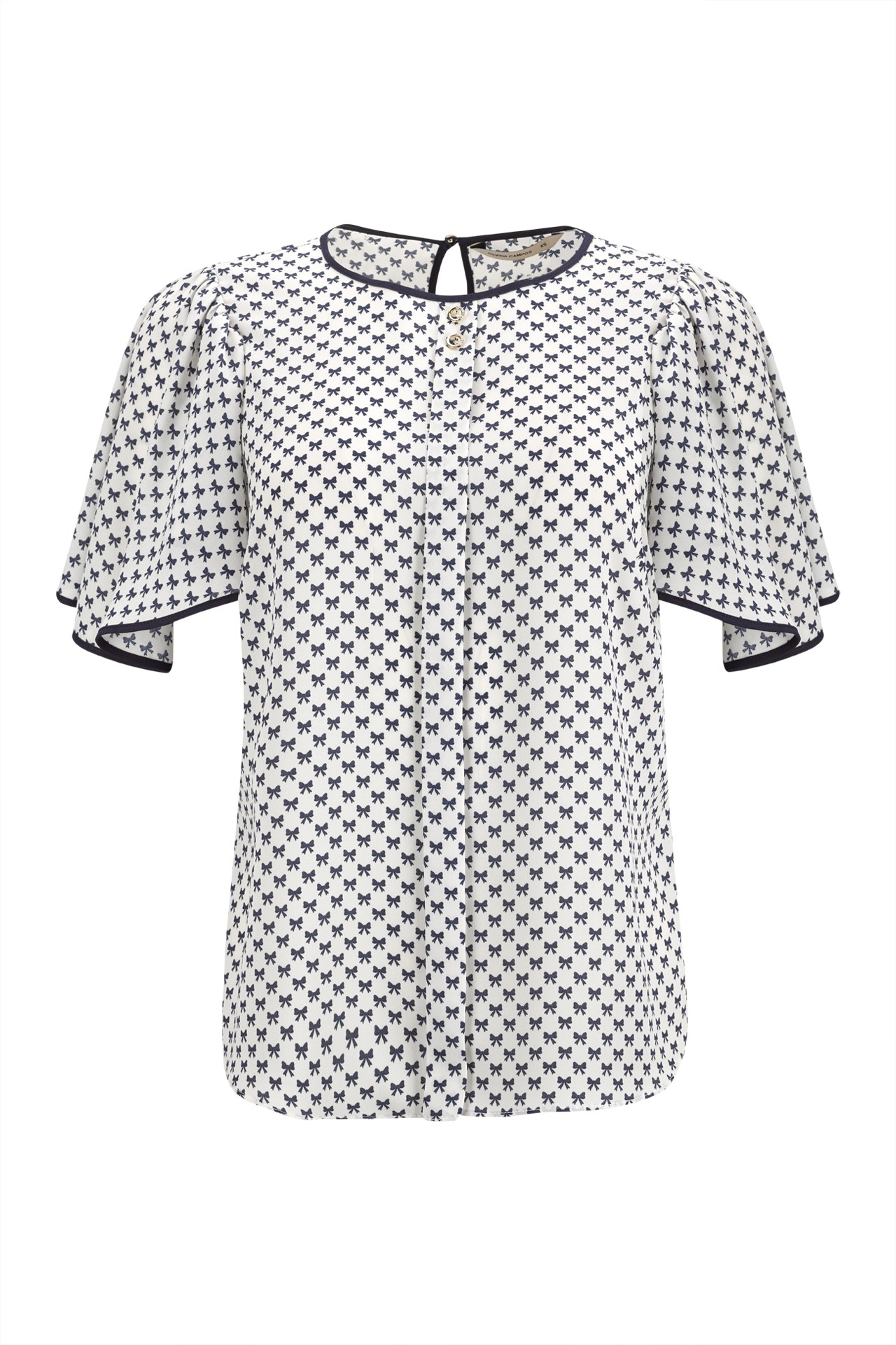 Short-sleeved blouse