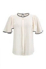 Short-sleeved blouse