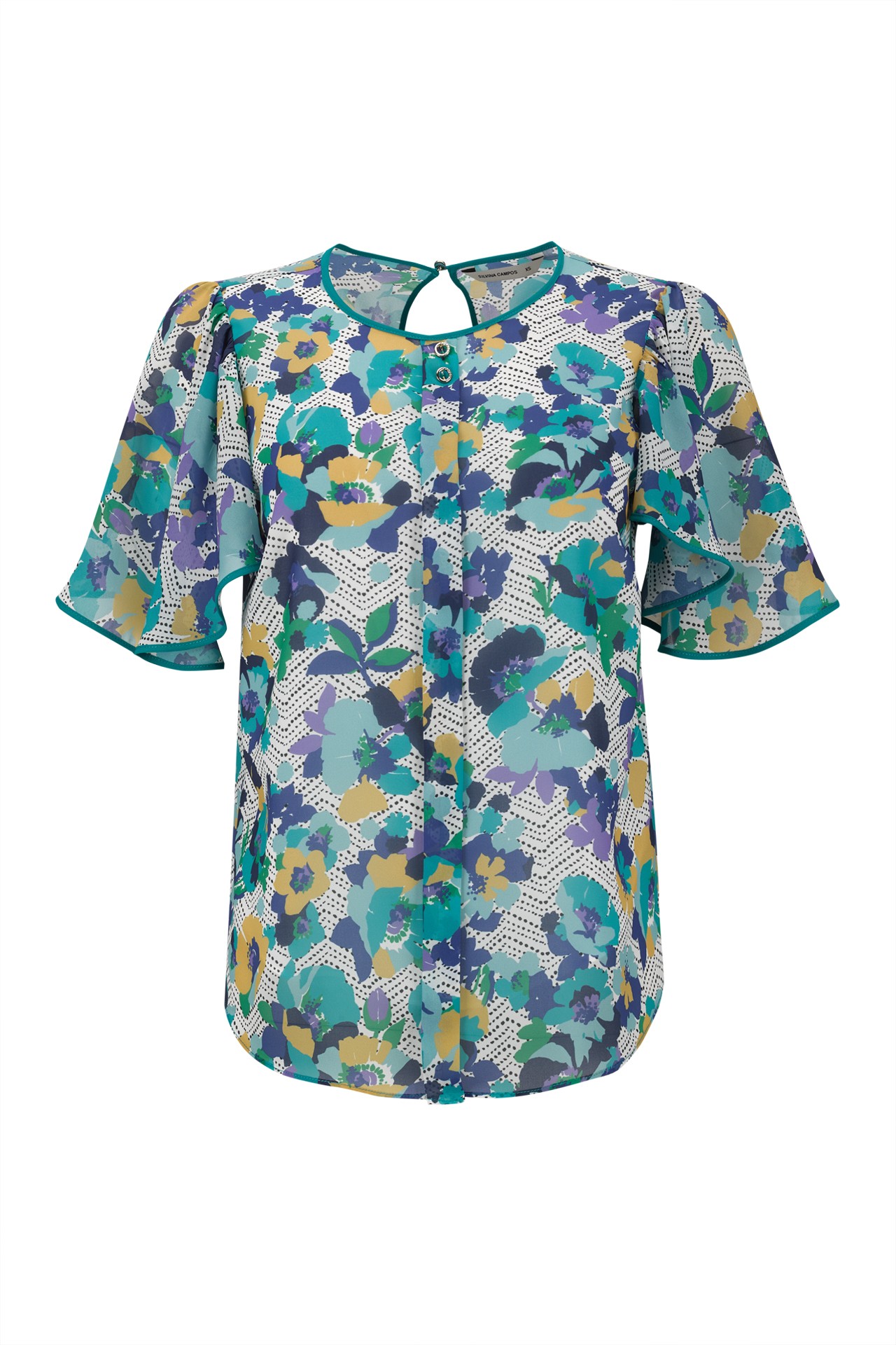 Short-sleeved blouse