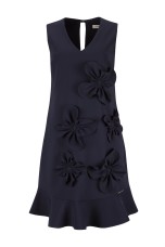 Dress with 3D flowers