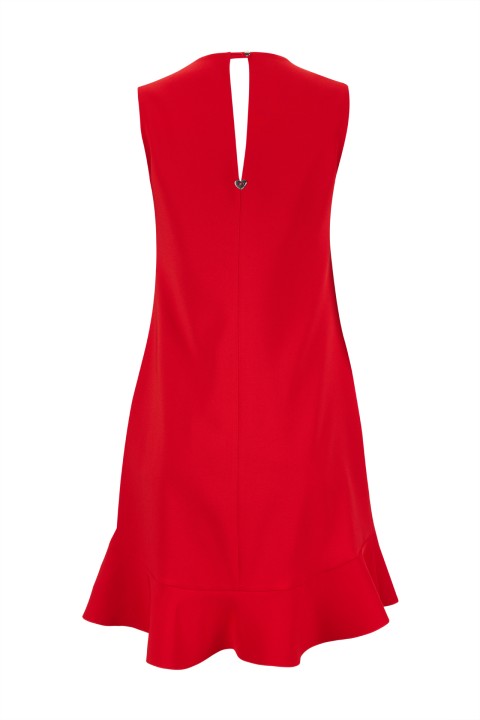 Vestido com flores 3D