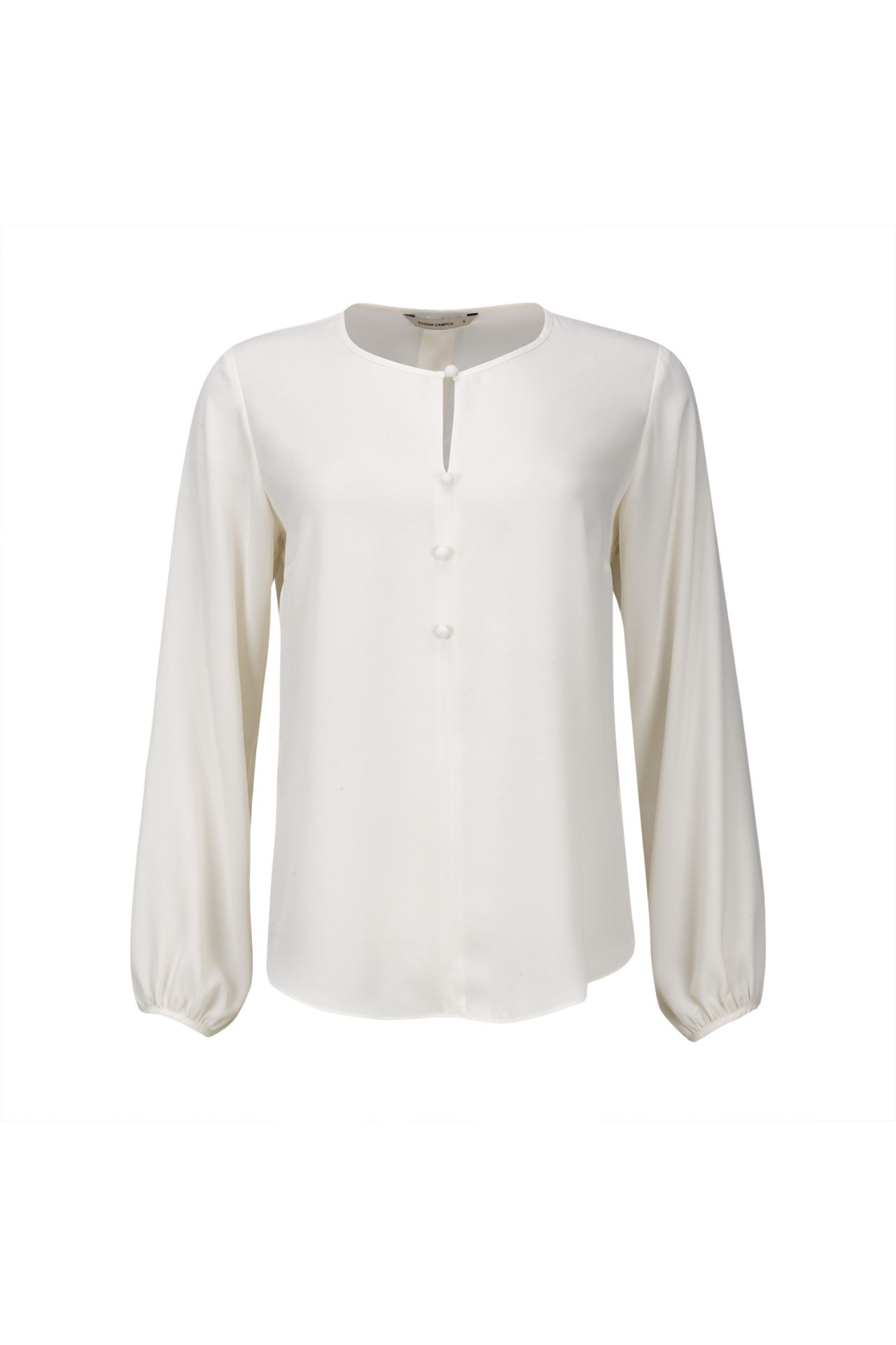Lined button blouse