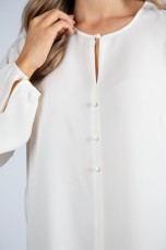 Lined button blouse