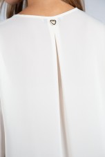 Lined button blouse