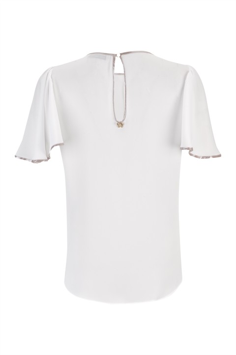 Short-sleeved blouse