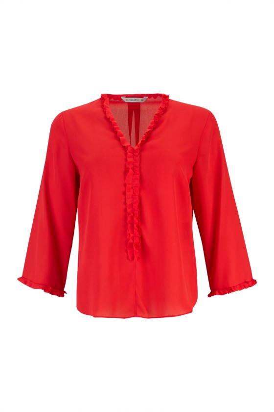V neck blouse