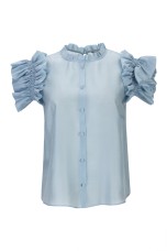 Organza top in viscose