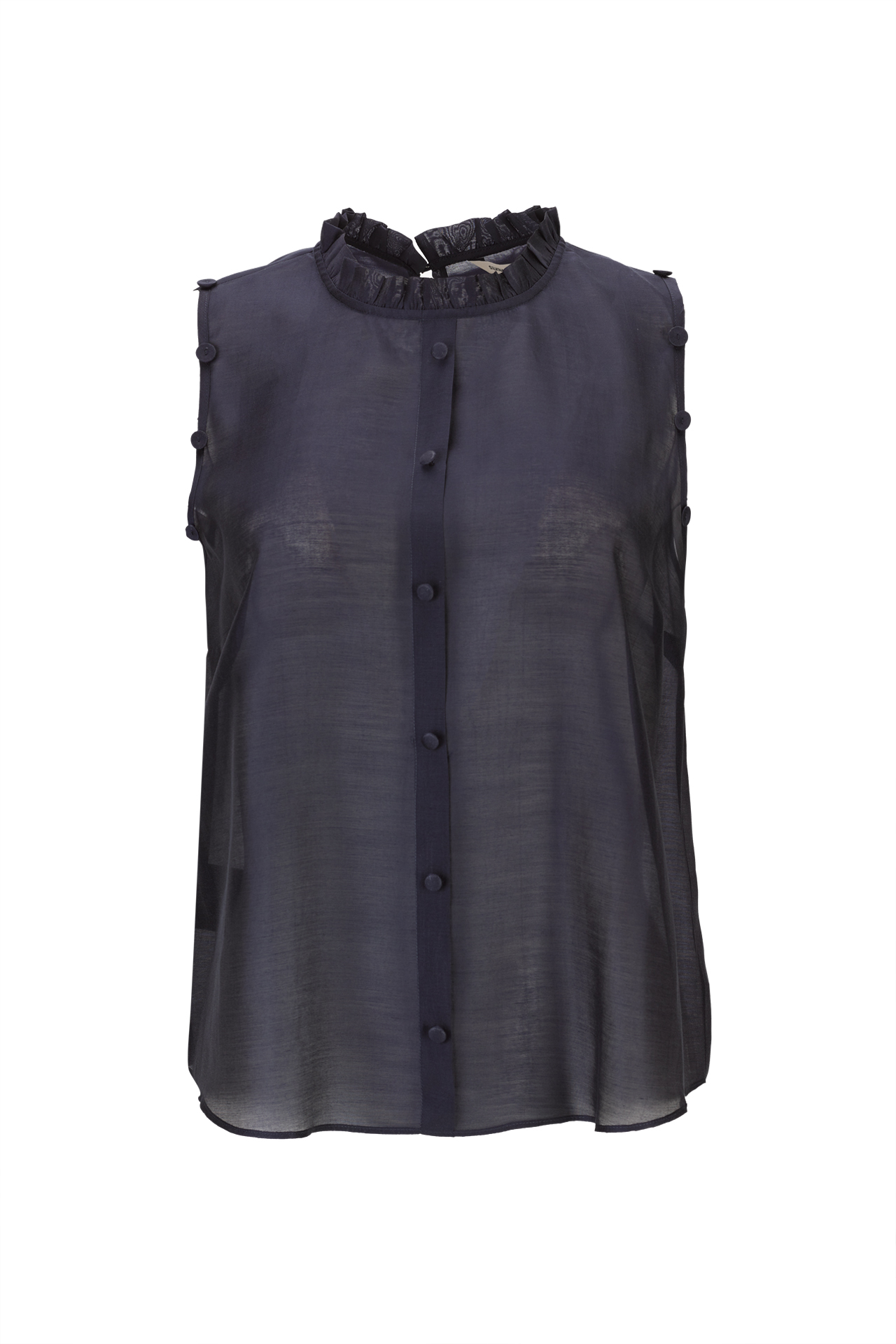 Top em organza de viscose