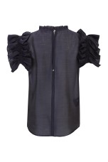 Organza top in viscose
