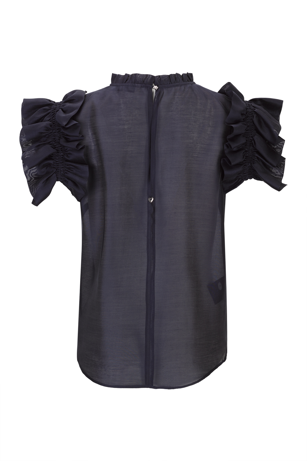 Top em organza de viscose