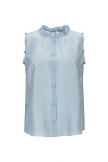 Organza top in viscose