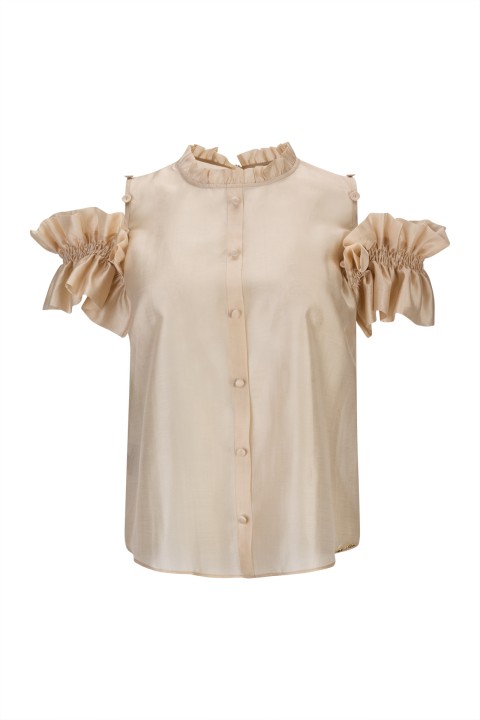 Organza top in viscose Organza top in viscose