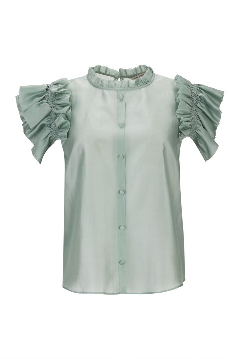 Organza top in viscose Organza top in viscose