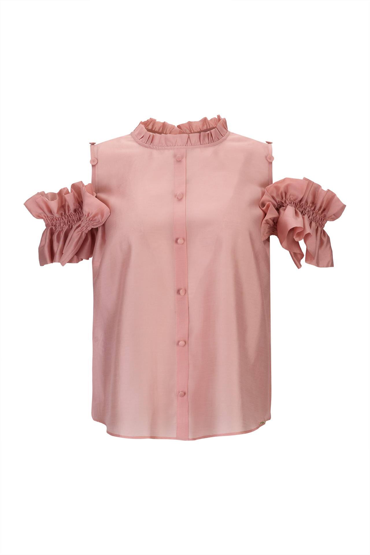 Organza top in viscose