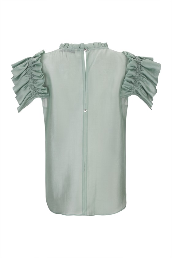 Organza top in viscose